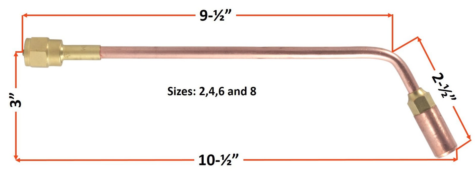 Heating Nozzle/Rosebud 6-MFA-1 Replacement for 100 Series Victor Torch Handles