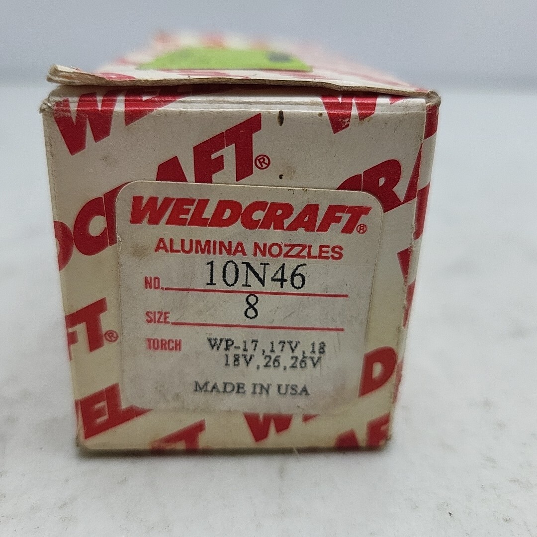 6 Pack Weldcraft 10N46 Alumina Nozzles #8 1/2″
