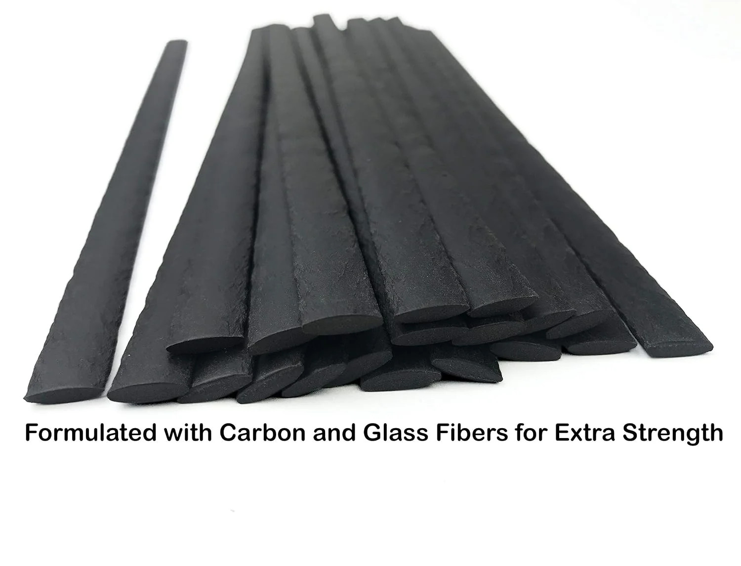 PolyPlaz Plastic Welding Rods for TPO TEO & PP Bumper Kayak Repairs, Flat Ribbon