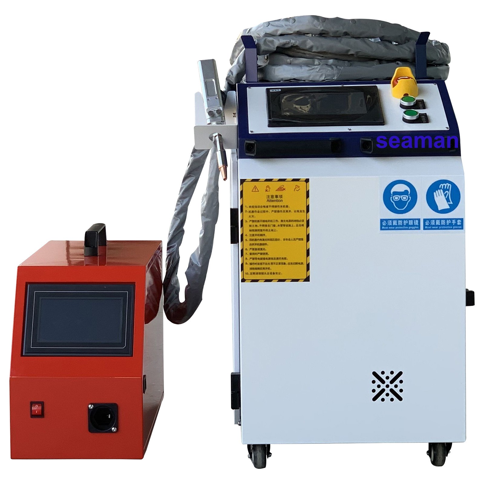 2000W Raycus Fiber Laser Welder 4‑in‑1 Rust Remover Metal Welding US Local Stock