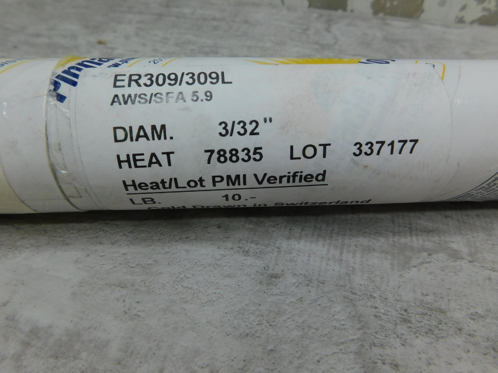 NEW 10# 3/32″ Pinnacle Stainless Welding Rods / Electrodes ER309/309L , 36″ NEW
