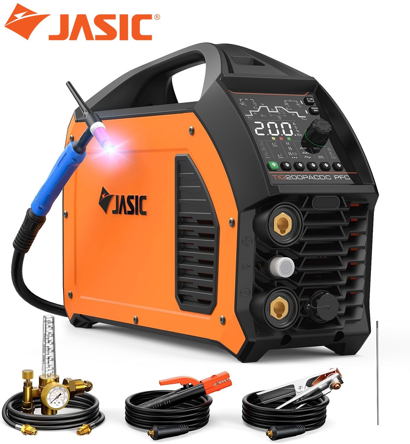 JASIC 200 Amp Welder Pulse AC DC TIG 10 IN 1 Aluminum Welding Machine 95V-265V