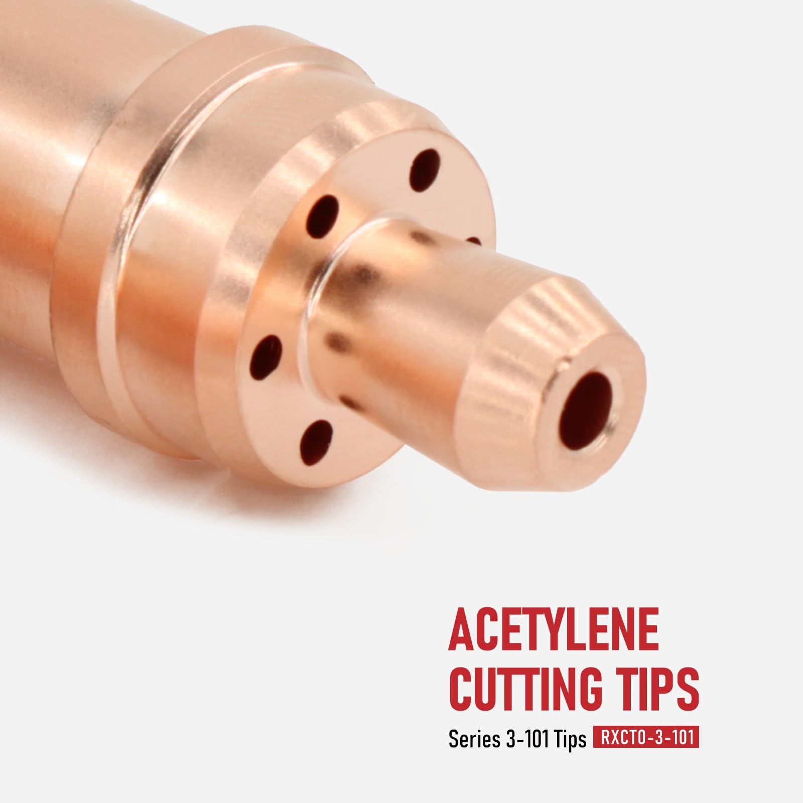 RX WELD 0-3-101 Acetylene Cutting Torch Tips, Fit V-Style