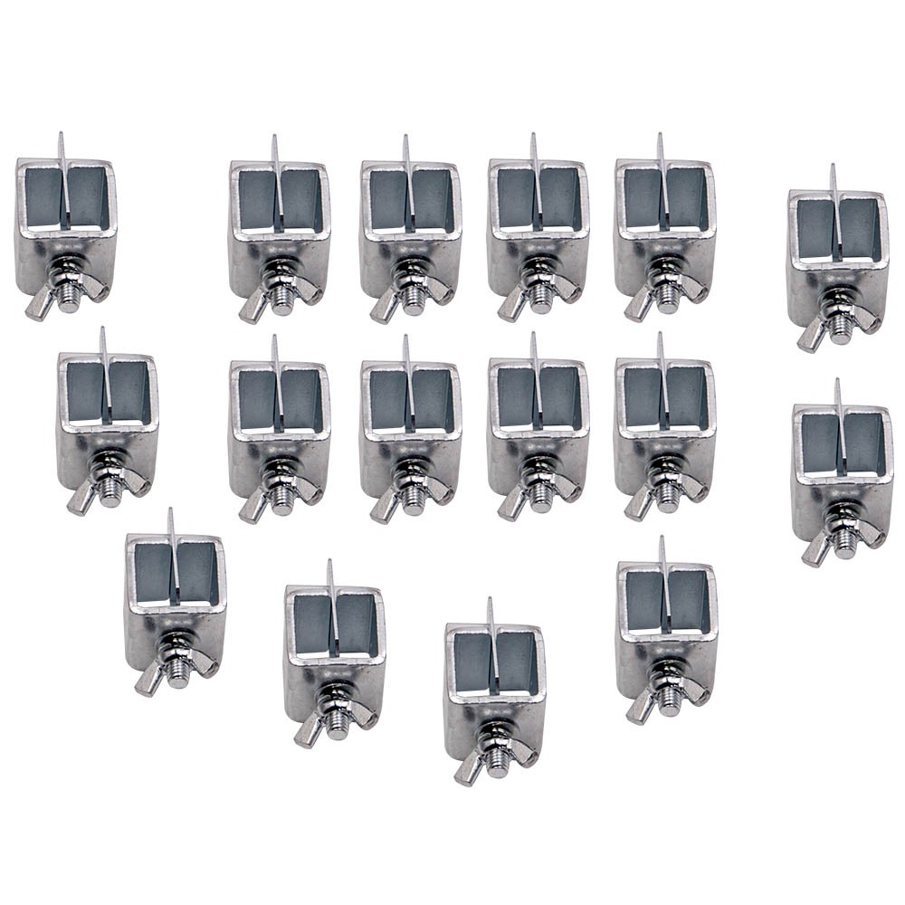 16pcs Butt Welding Clamps Car Door Skin Panel Steel Sheet Metal Kit