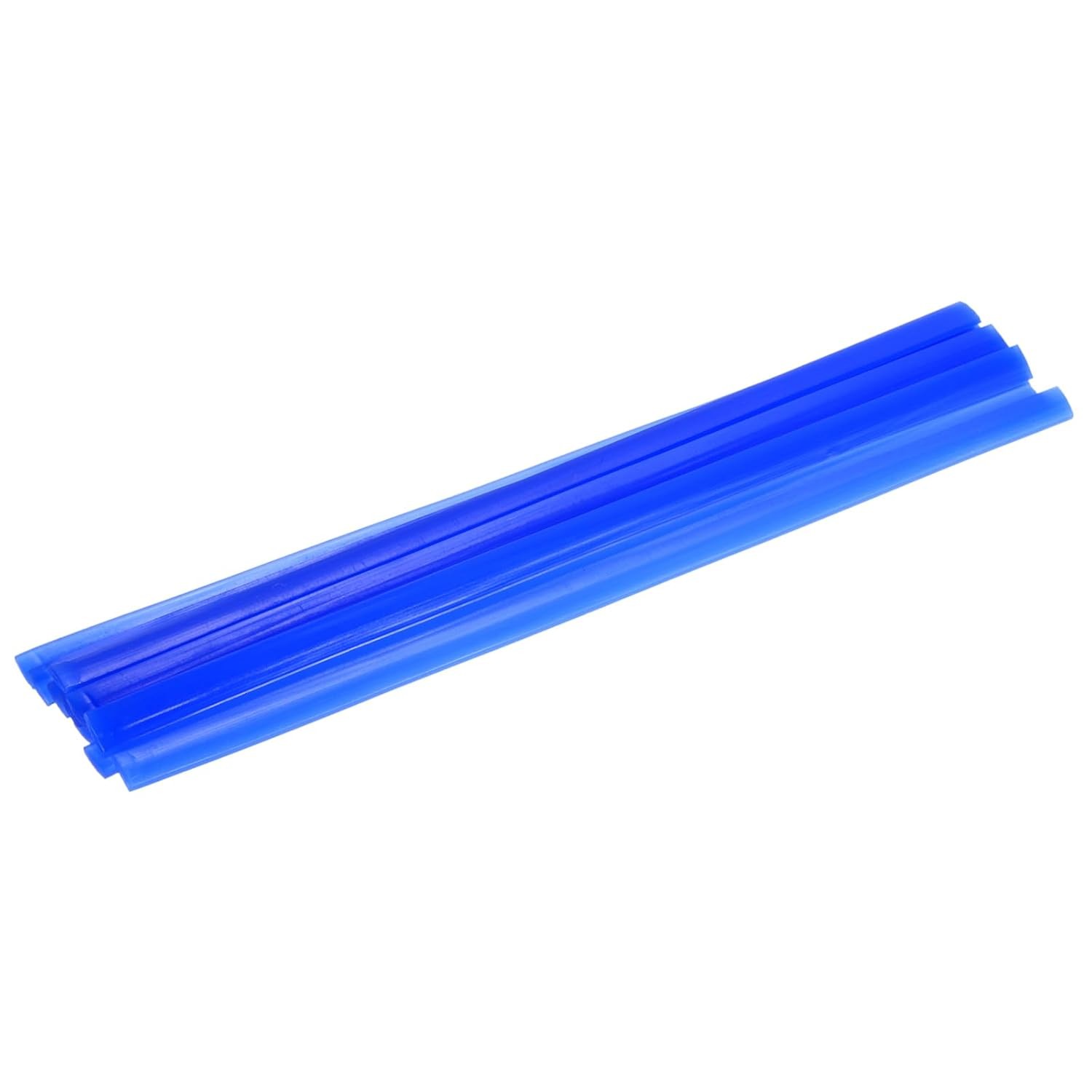 MECCANIXITY 10 Pcs Blue Plastic Welding Rods 9.5mm x 0.4inch x 10inch,