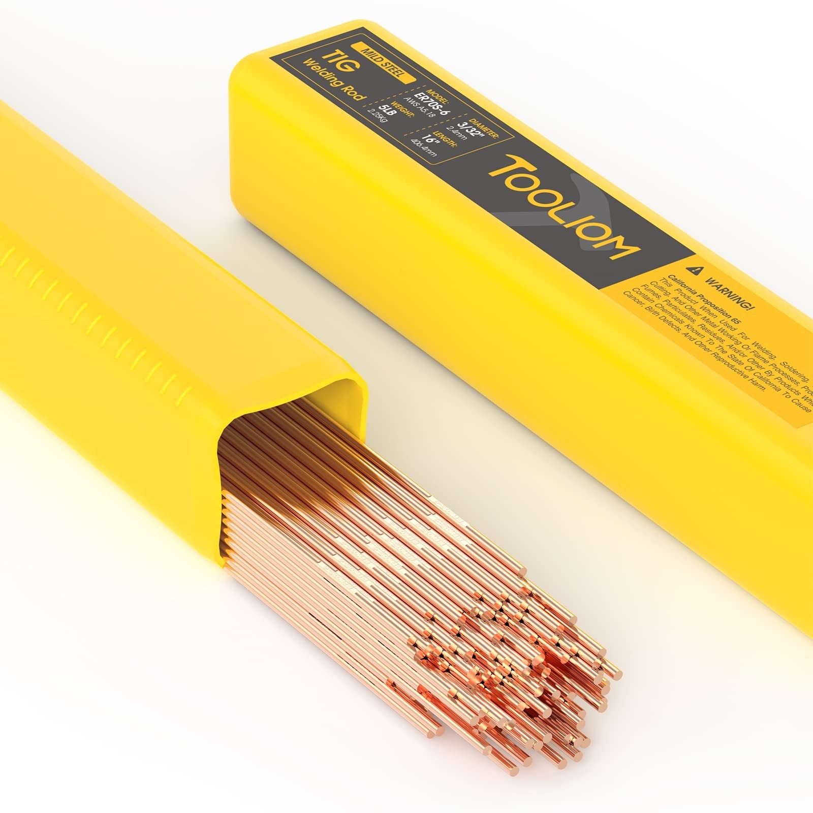 Mild Steel TIG Welding Rod ER70S-6 Filler Wire 3/32″ x 16″ 5LB for Welding Proje