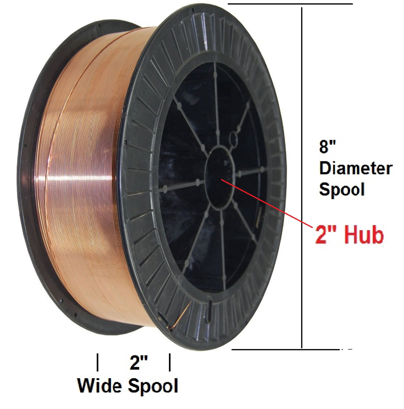 MIG Welding Wire ER70S-6 Carbon Steel 11 Ibs .030″ 1 Roll 70S6 11 Ibs Each Roll