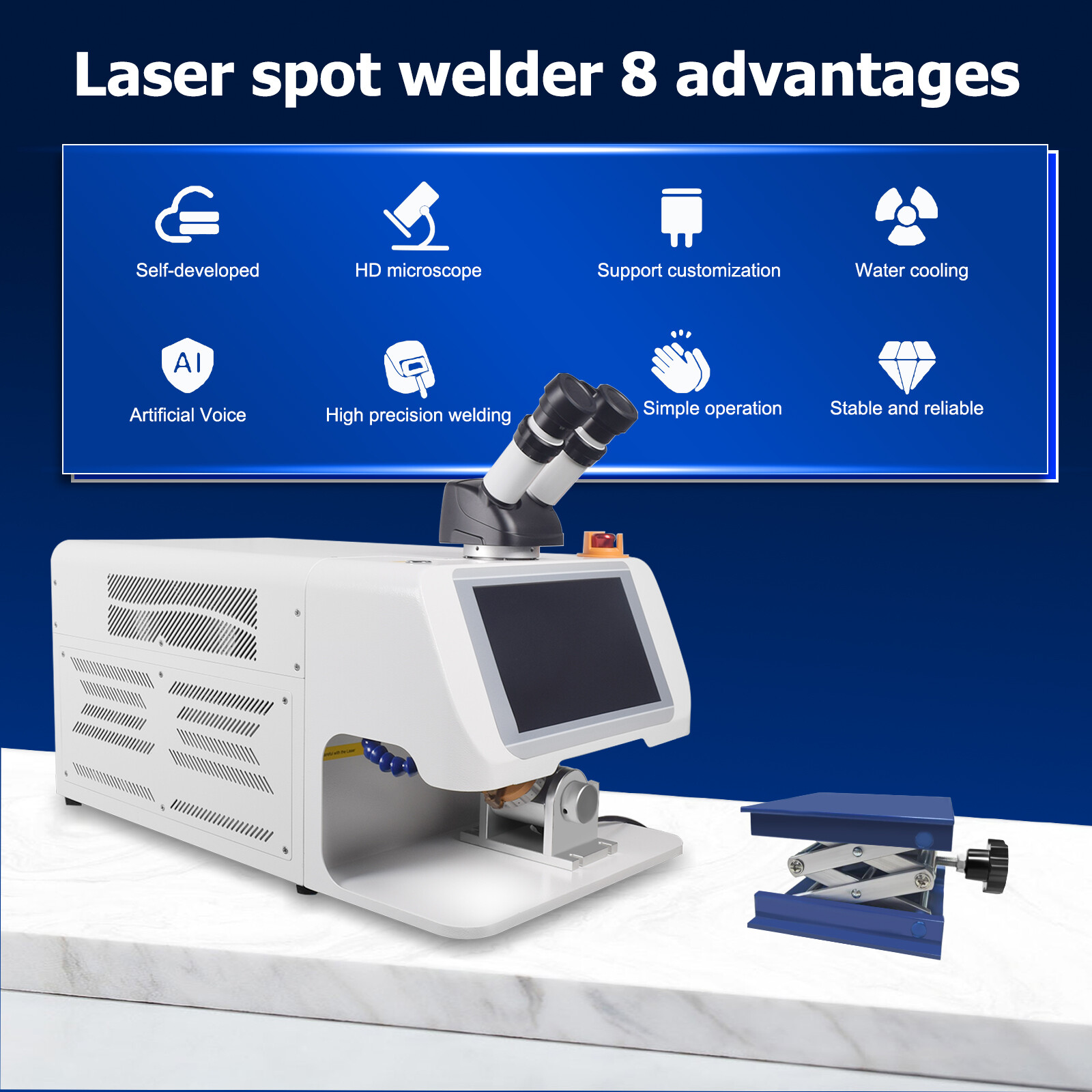 🔥60W Jewelry Spot Welding Machine Laser Solder Machine For Jewelry Welder US