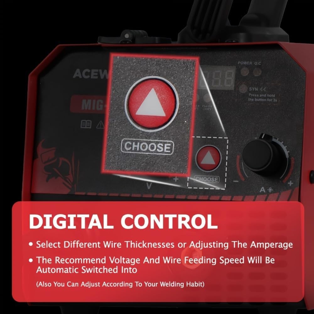 3 IN 1 Welder 140A Gasless Flux MIG/Lift Tig/Stick Welding Machine 110V Inverter
