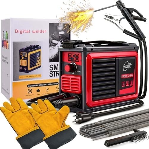 MMA Welder Machine,125Amp ARC Welder Mini Stick Welder Digital Display Lcd,Hot S