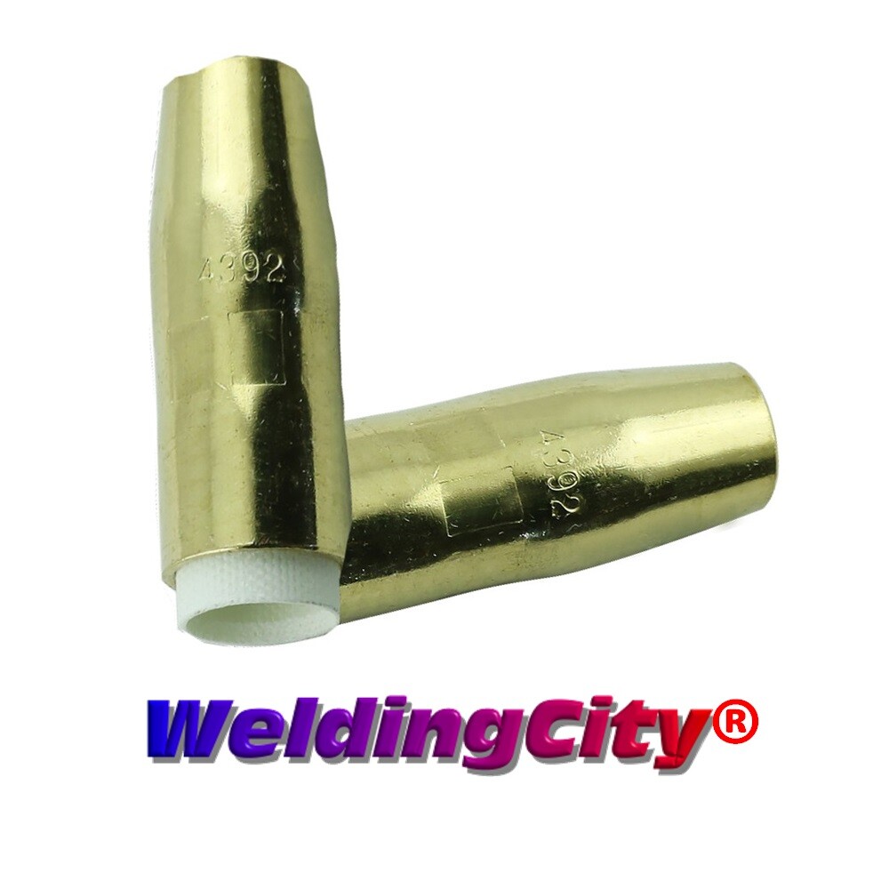 WeldingCity® 2-pk Gas Nozzle 4492 9/16″ for Bernard MIG Welding Gun | US Seller
