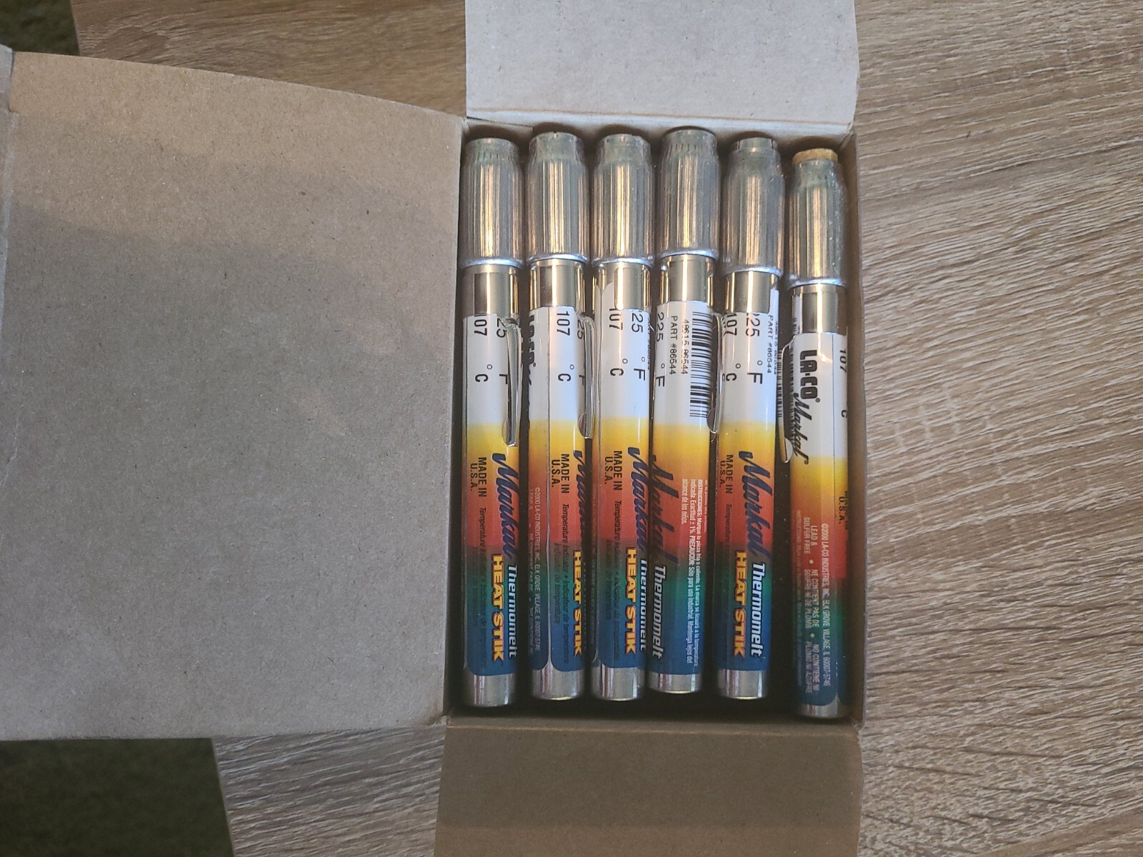 (Lot of 12) Markal 86544 Thermomelt Heat Stick Temp 225-F 107-C The Big Stik!