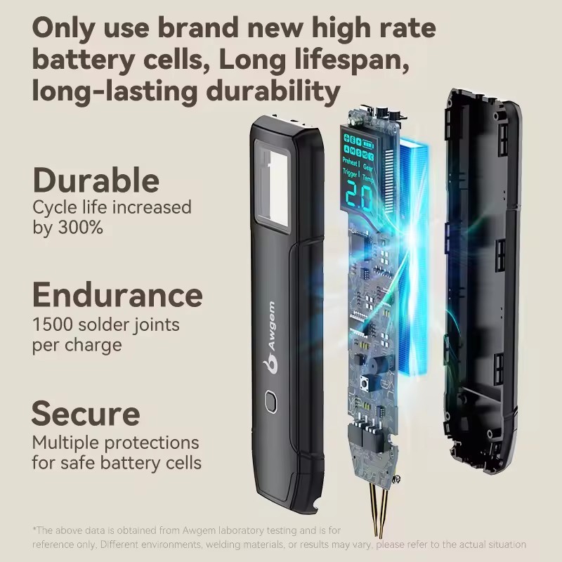 Portable Spot Welder Handheld Welding Machine 18650 Battery Pack / Nickel Strip
