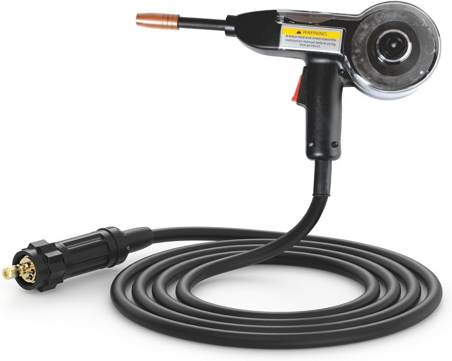 LOTOS MSG096 Aluminum MIG Spool Gun for LOTOS MIG225 MIG Welder, Euro Connector,
