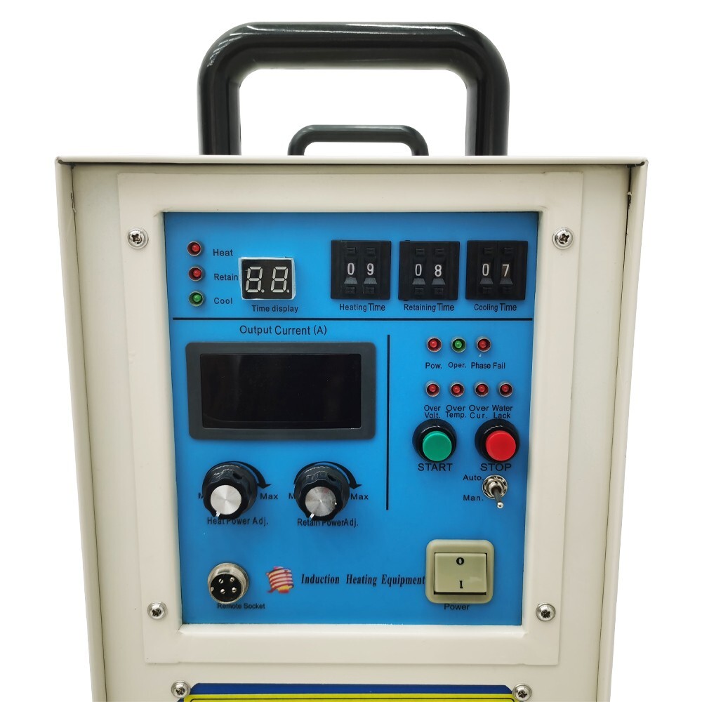 220V 15KW Single Style High Frequency Induction Heating Furnace Machine Water…