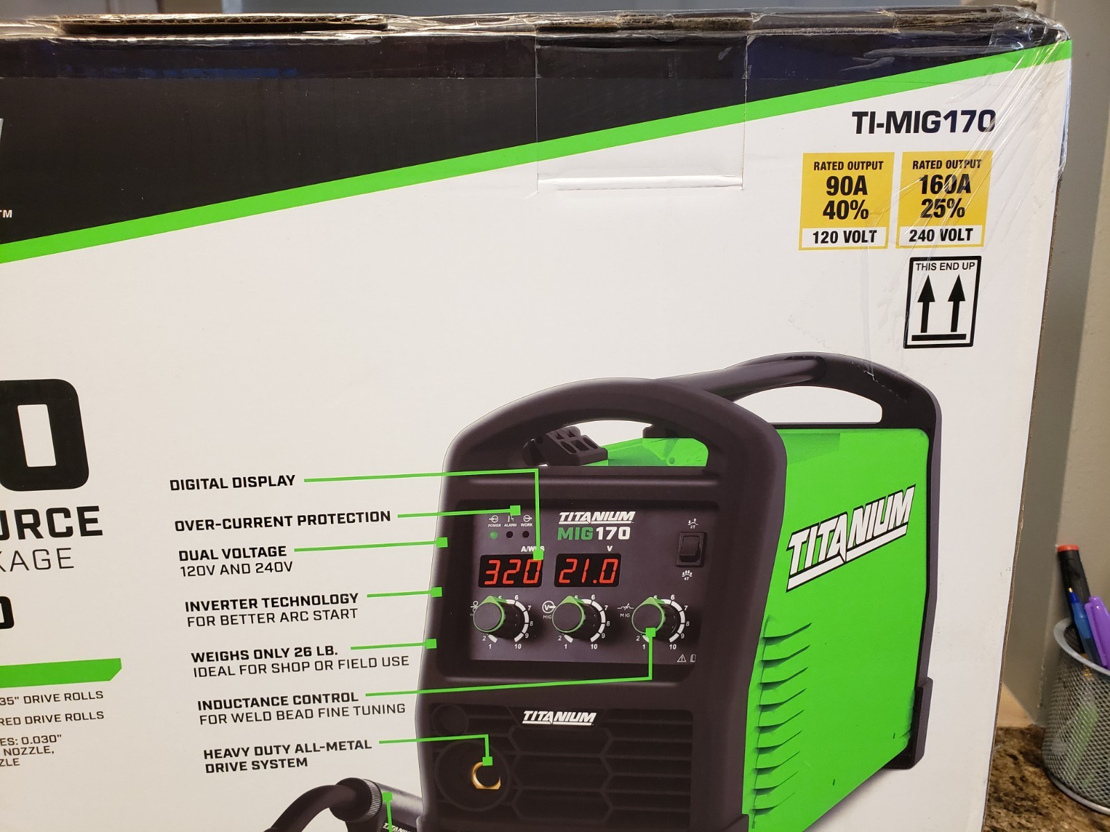 TITANIUM MIG 170 Professional Welder TI-MIG 170, 57864 New