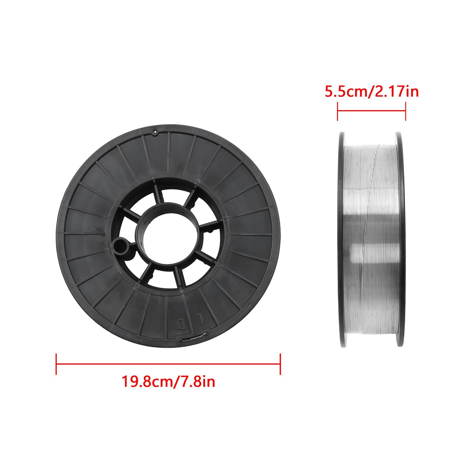 1-pk Aluminum 5356 MIG Welding Wire .035″ 1 Roll ER5356 0.035″ (0.9mm) 5-Lb Roll