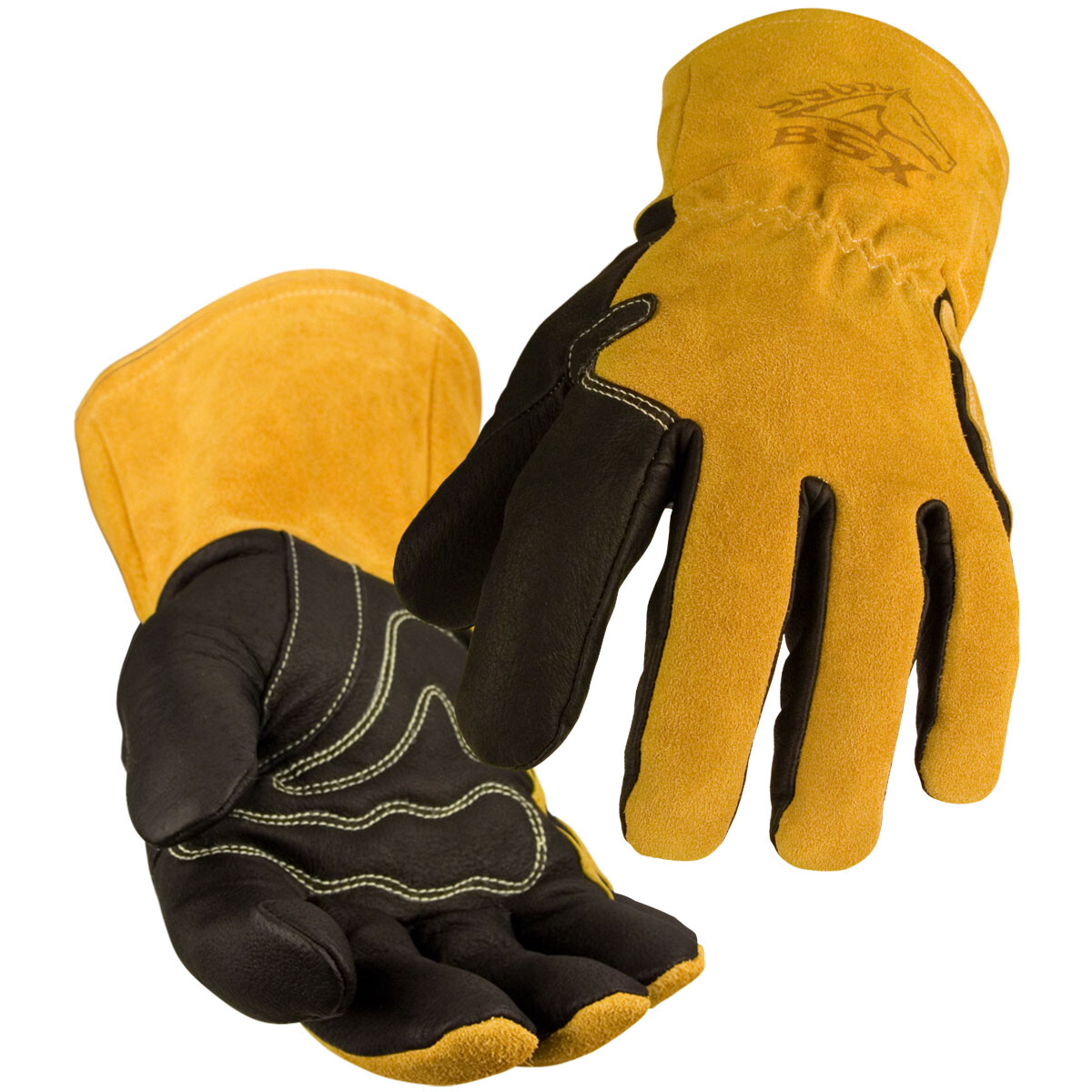 Revco Black Stallion BM88 Premium Grain Pigskin MIG Welding Gloves – 2XL