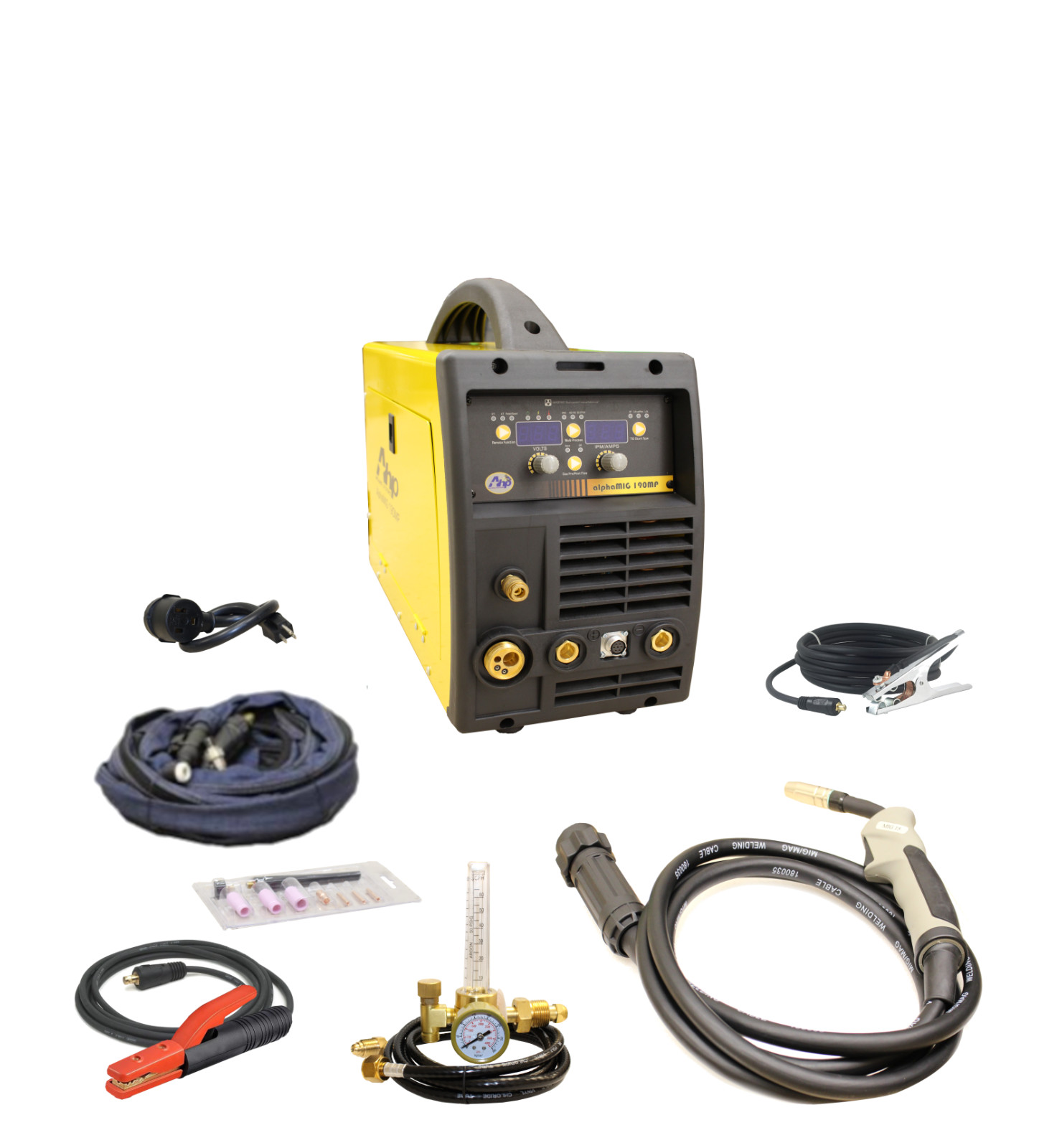 AHP ALPHAMIG 190MP MIG TIG STICK COMBO 110/220 200 Amp 3-in-1 Welder