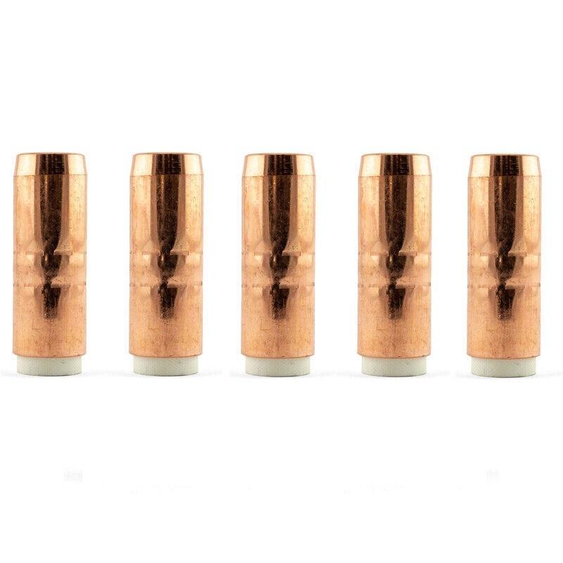 2/5pcs For Bernard MIG 400A Welding Gun Copper Gas Nozzle 4591 (3/4″)