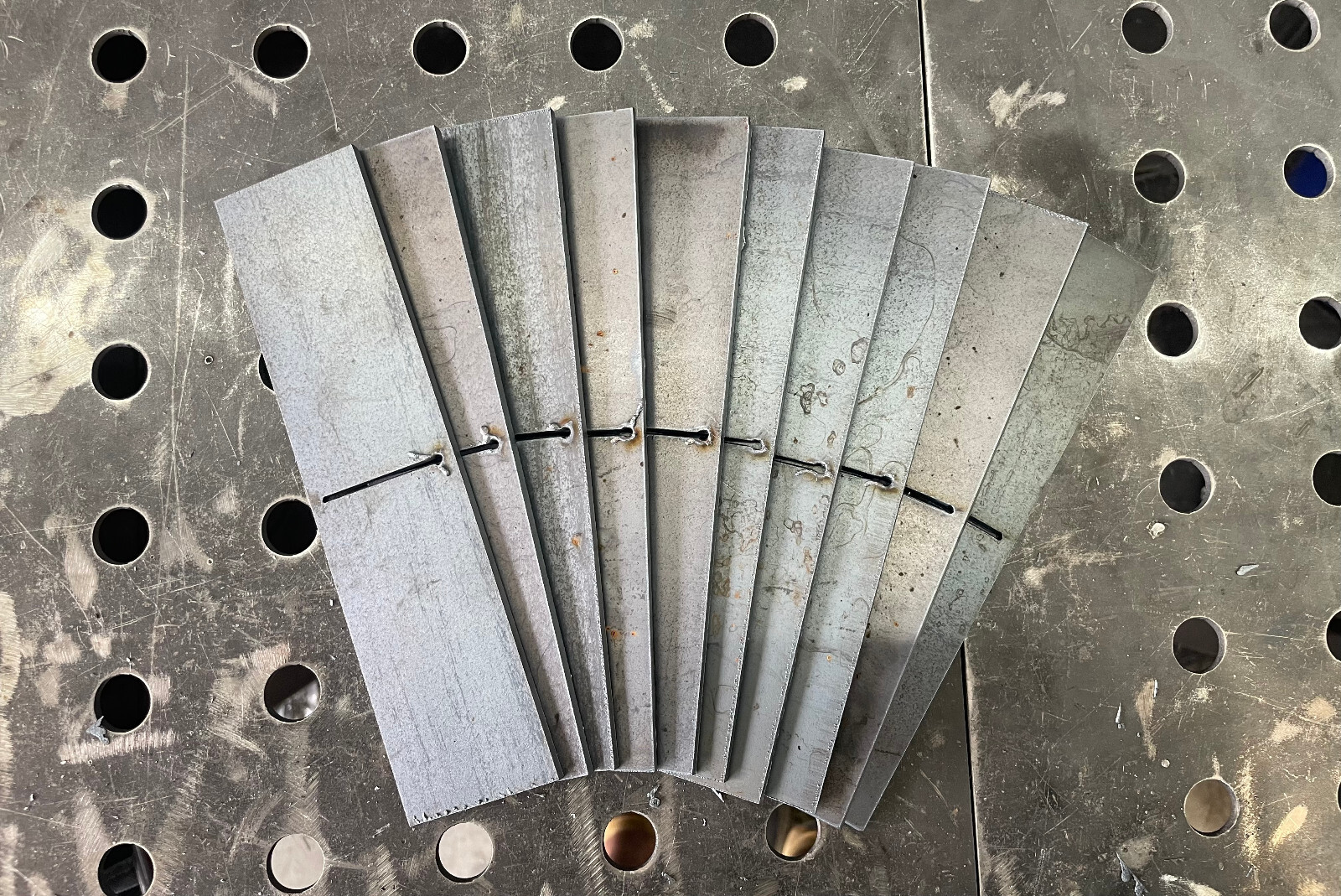 Welding Practice Kit – QTY 10 – 2″x8″ 1/8″ Thick Bendable