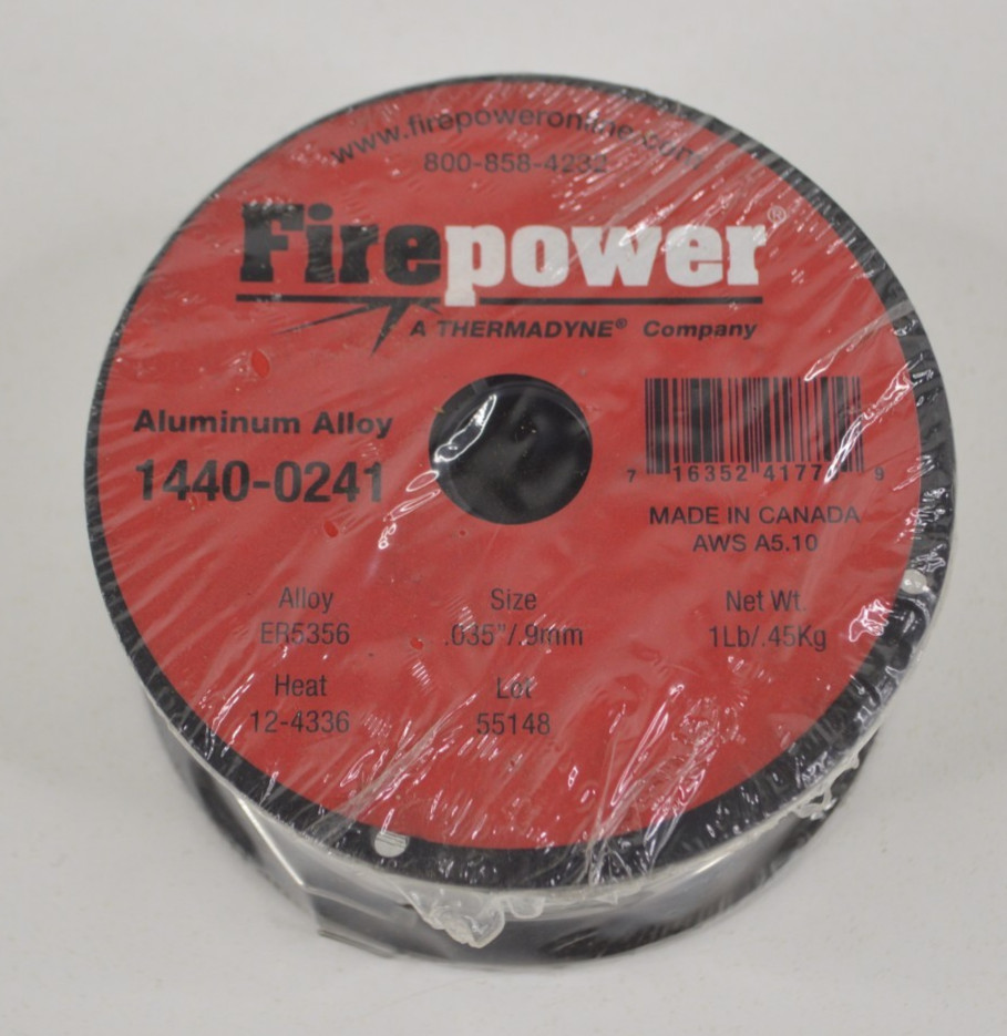 Firepower MIG Welding Welder Wire Aluminum Alloy Spool 1 lb .035″ Dia ER5356