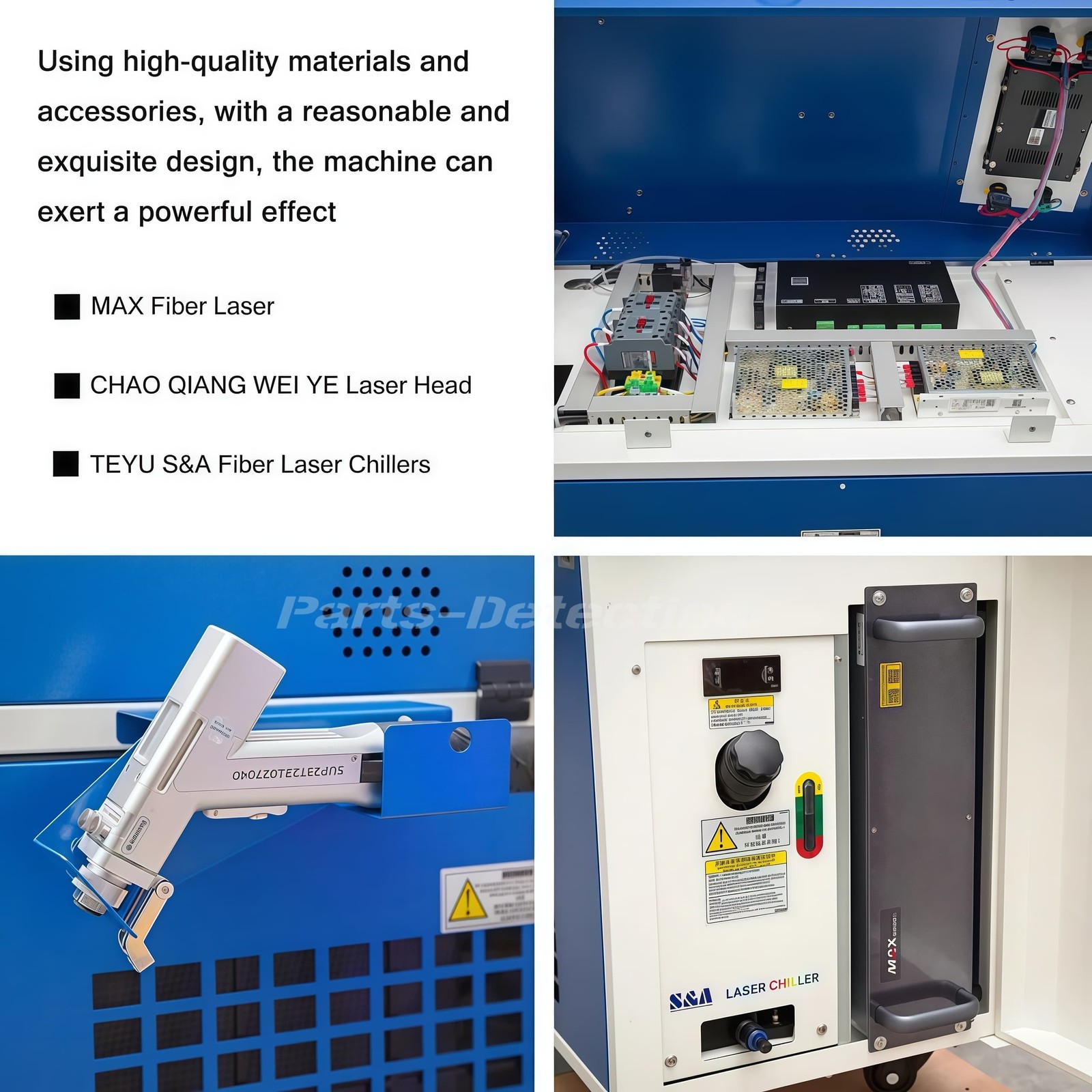 Super 4 in 1 Laser Welding Machine 1500w with BWT Laser Souce & SUP Welding Gun