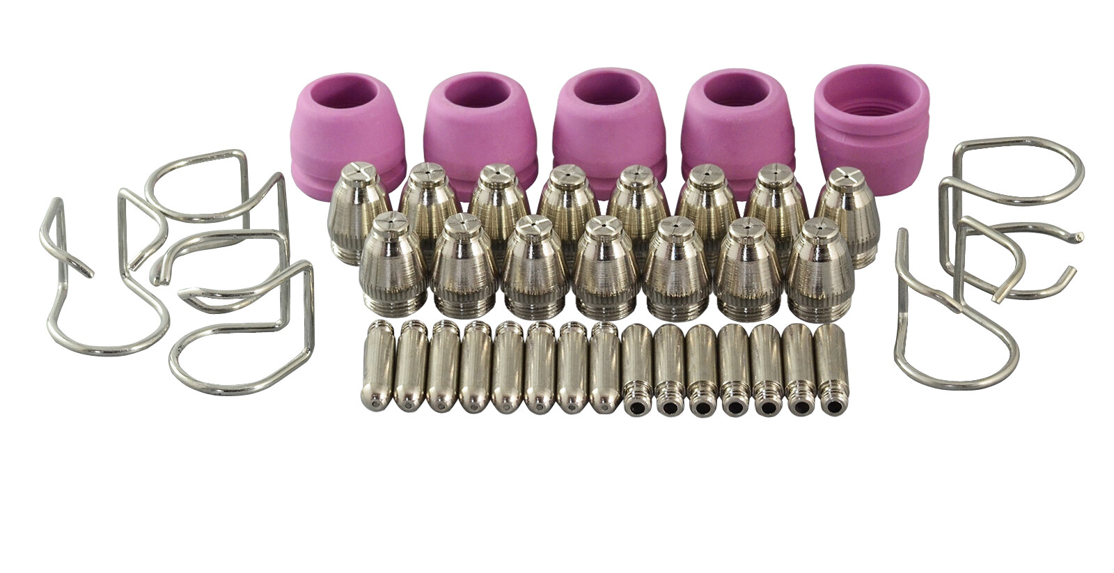 WSD-60P WSD-60 P60 Plasma Cutter Cutting Consumables KIT TIPS 1.0 50Amp 40pcs