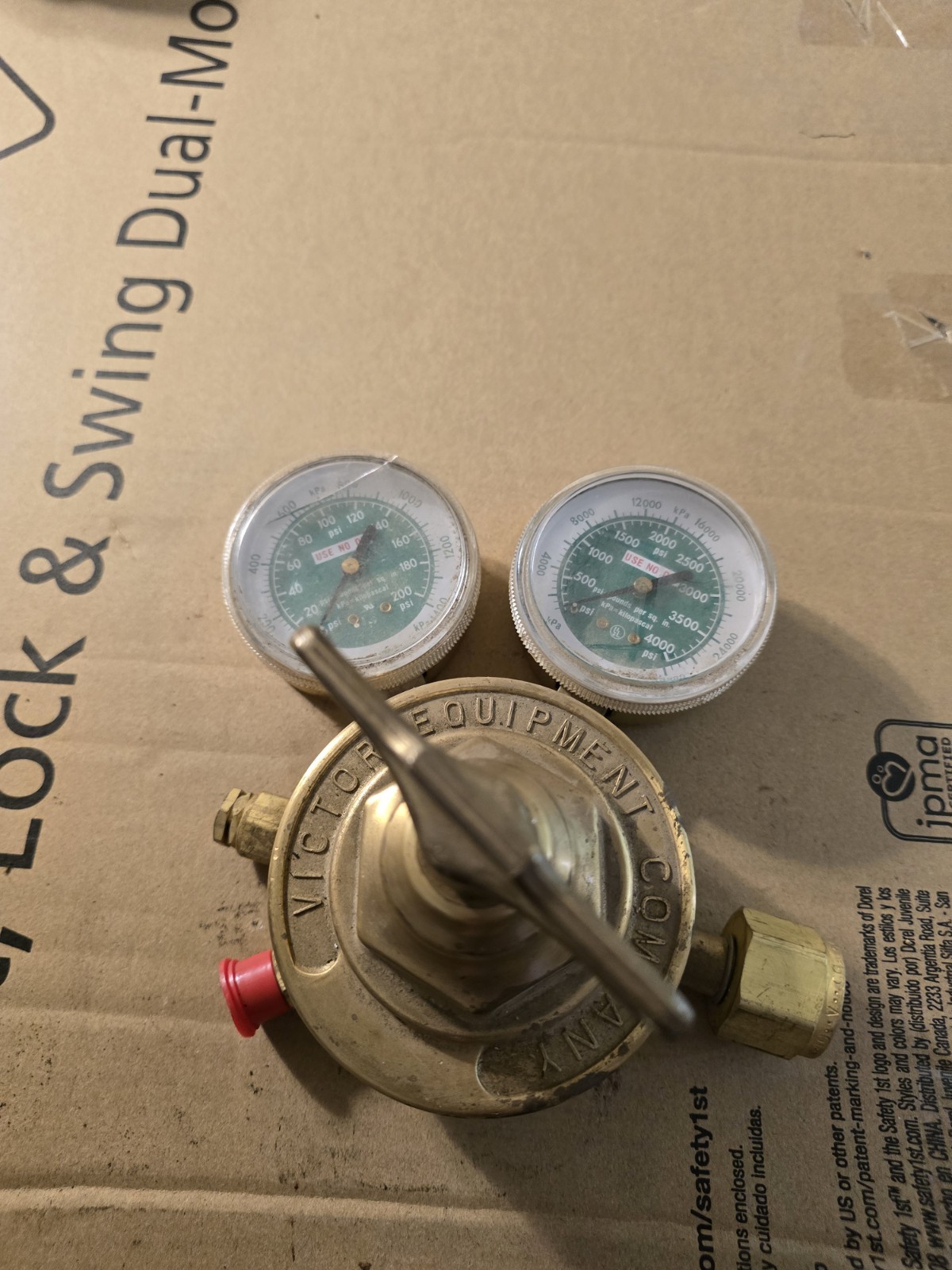 Victor SR250C-540 Oxygen Regulator For Cutting Welding Torch 0781-0027