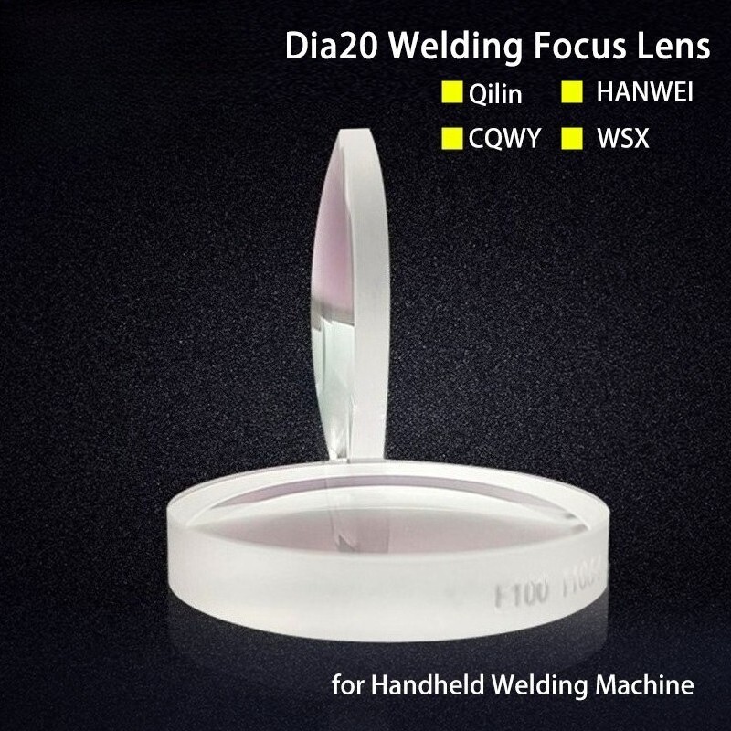 Laser Welding Focusing Collimation Lens Hand-held Dia20x3.5 20×5 QILIN CQWY WSX