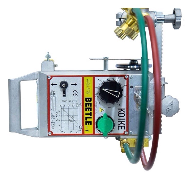 Koike IK-12 Beetle-I Portable Oxy-Acetylene Gas Cutting Torch, 90° Head
