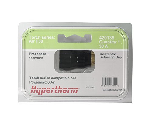 Hypertherm 420135 Retaining Cap for Powermax 30 AIR, Pack of (1)