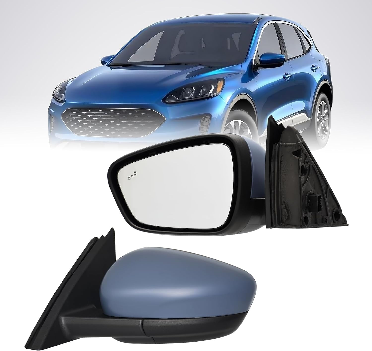 Left Driver Side Mirror Replacement Fits Ford Escape 2020-2025 with Heated、Power