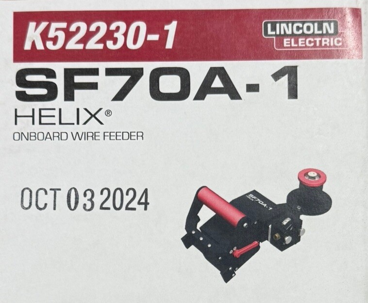 New Open Box Lincoln Equipment K52230-1 SE7OA-1 M85 HELIXONBOARD WIRE FEEDER.