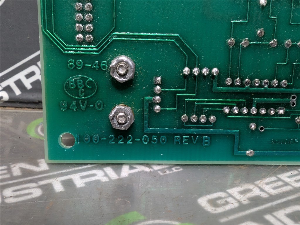 USED Branson Electronics 100-222-050 Ultrasonic Welder Control Board