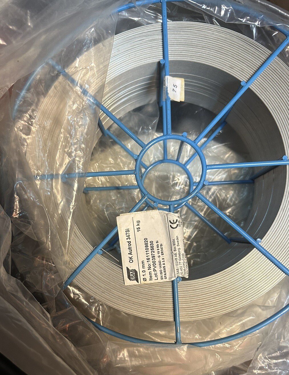 ESAB OK Autrod 347Si 1.0mm 15Kg Spool SS316 welding wire W/SI For Better Wetting