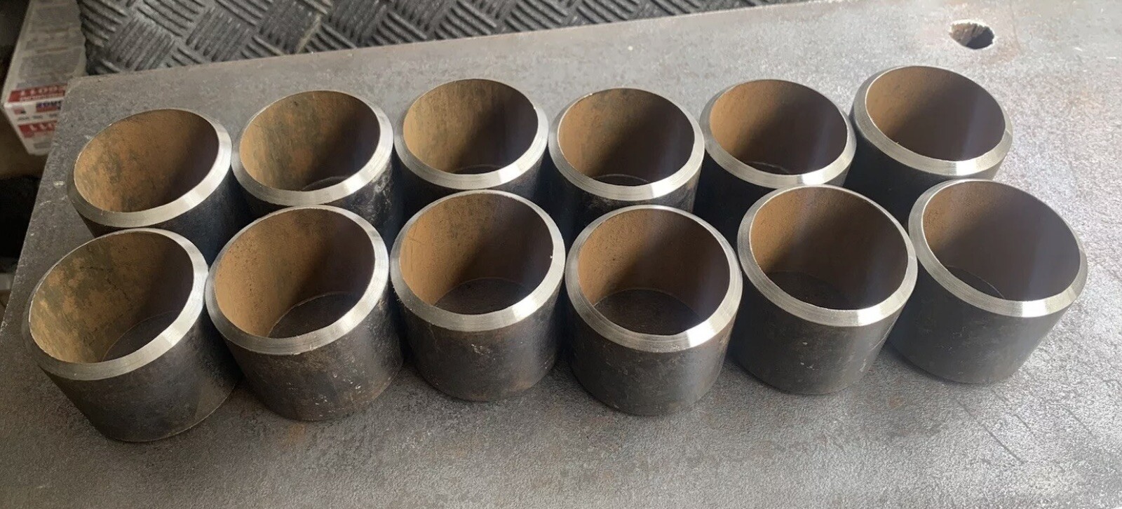 Weld COUPONSs, samples Pipe Beveled coupons5 2″ x 2″ +/-1/8″ x 1/4″ 24 PAIRS