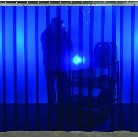 Steiner 83413B Welding Strip Curtain, Transparent Pvc, 6 Ft. W., 10 Ft. H., 72