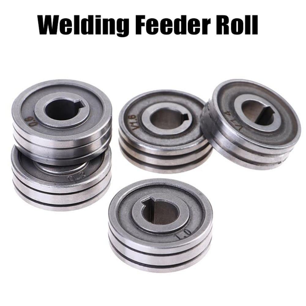 MIG MAG Welding Feed Roller Wire Drive Wheel 0.6mm 0.8mm 1.0mm Knurl K Silver
