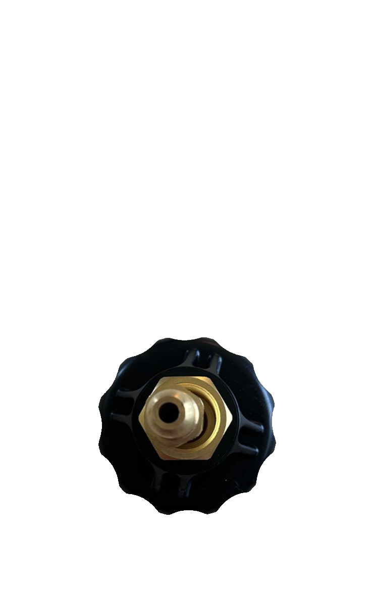 Hand Tight CGA-540 Nut & Nipple, Oxygen Regulator Inlet Bottle/Cylinder Fittings