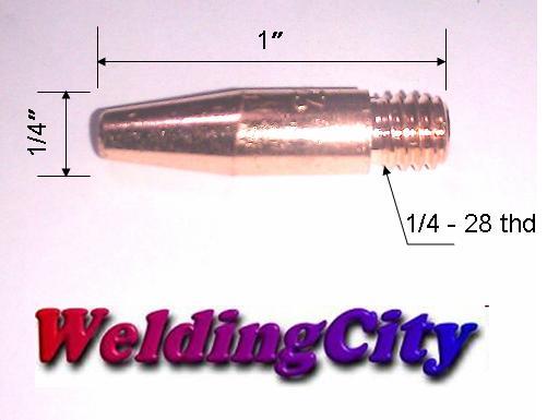 MIG Welding Gun Kit .030″ Tapered Tip-Diffuer-Nozzle for Lincoln Tweco 100L M2T