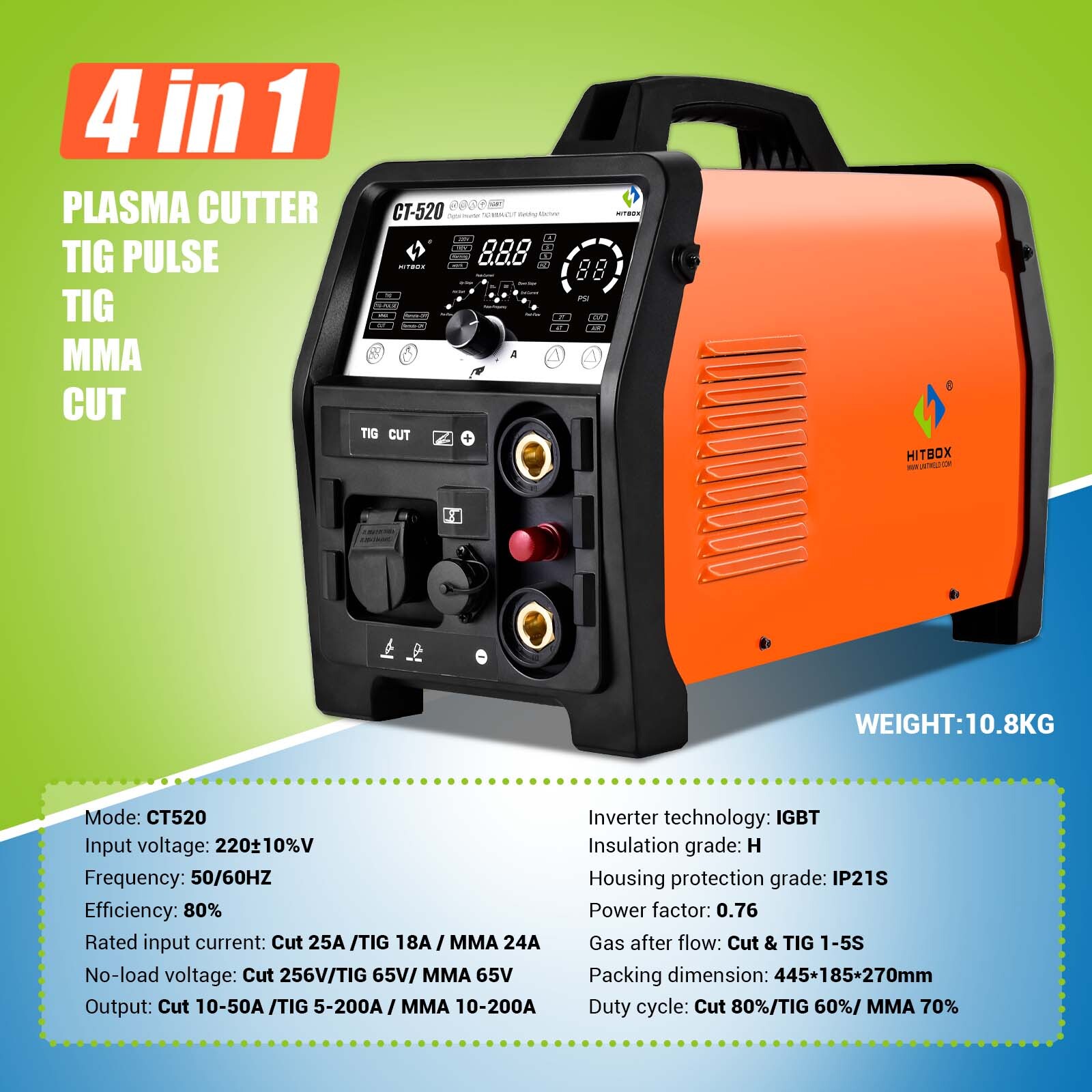 Non Touch Cutter Machine Sets Cut/TIG/MMA/ Pilot Arc Air Plasma Cutter 110V/220V