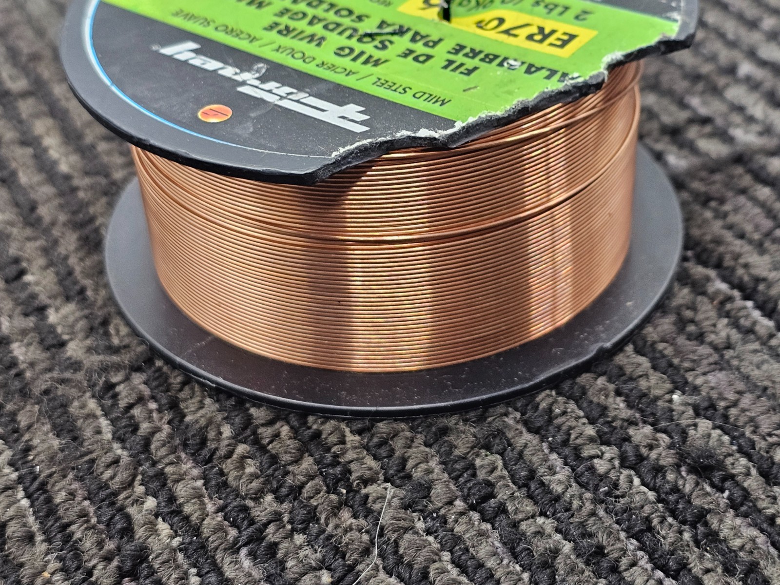 Forney 42291 ER70S-6 Mild Steel MIG Welding Wire, .030″ Dia. 2 lbs. Spool