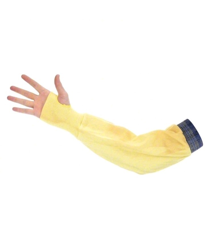 Ansell Cut-Resistant Sleeve W/ Thumbhole Cut Level A2, Made W/Kevlar 59-408