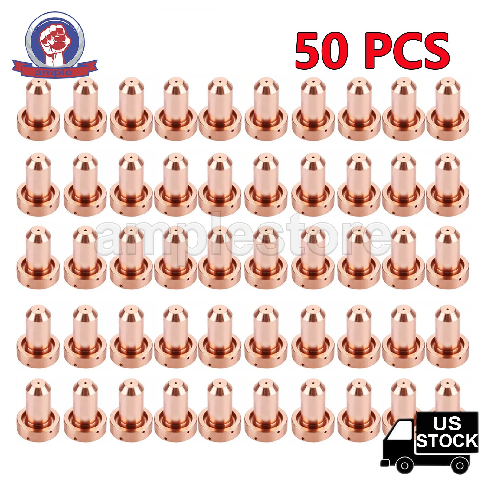 100Pcs Plasma Torch Electrodes Nozzles for TD SL60 SL100 PK20 9-8215 9-8210