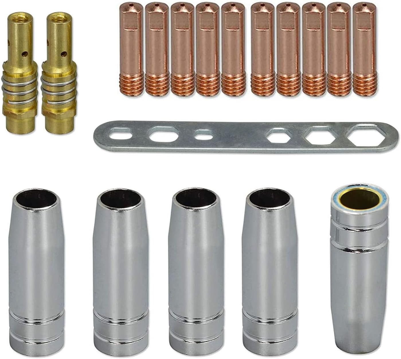 M6 .035″ 18-Piece Welding Essentials Kit for MB15 15AK Torch – Quality