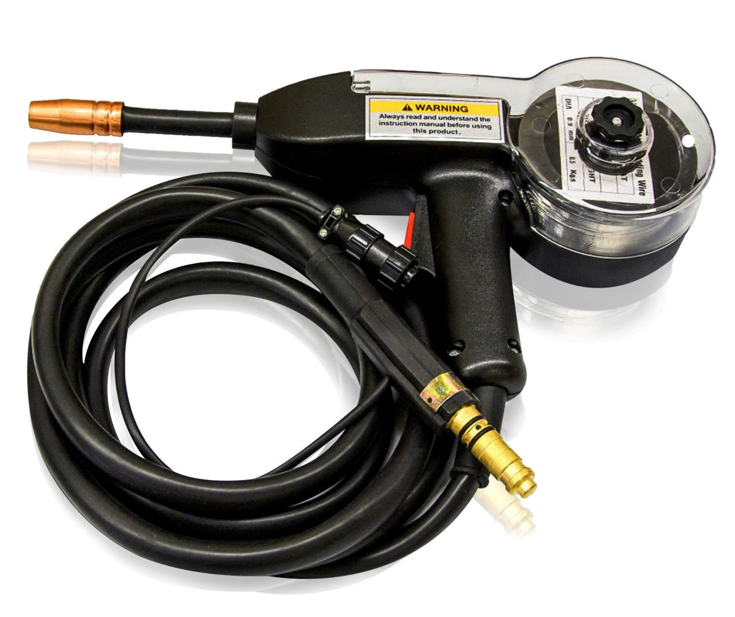 MIG Welder Lotos MIG175 220-Volt 175 Amp MIG Flux-Core Welder & Spool Gun New