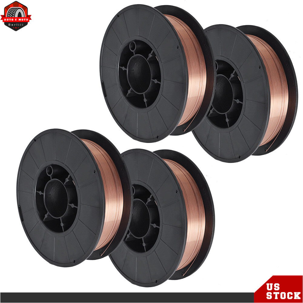 11-lb Roll 4Pack ER70S-6 .030″ (0.8mm) Mild Steel MIG Welding Wire