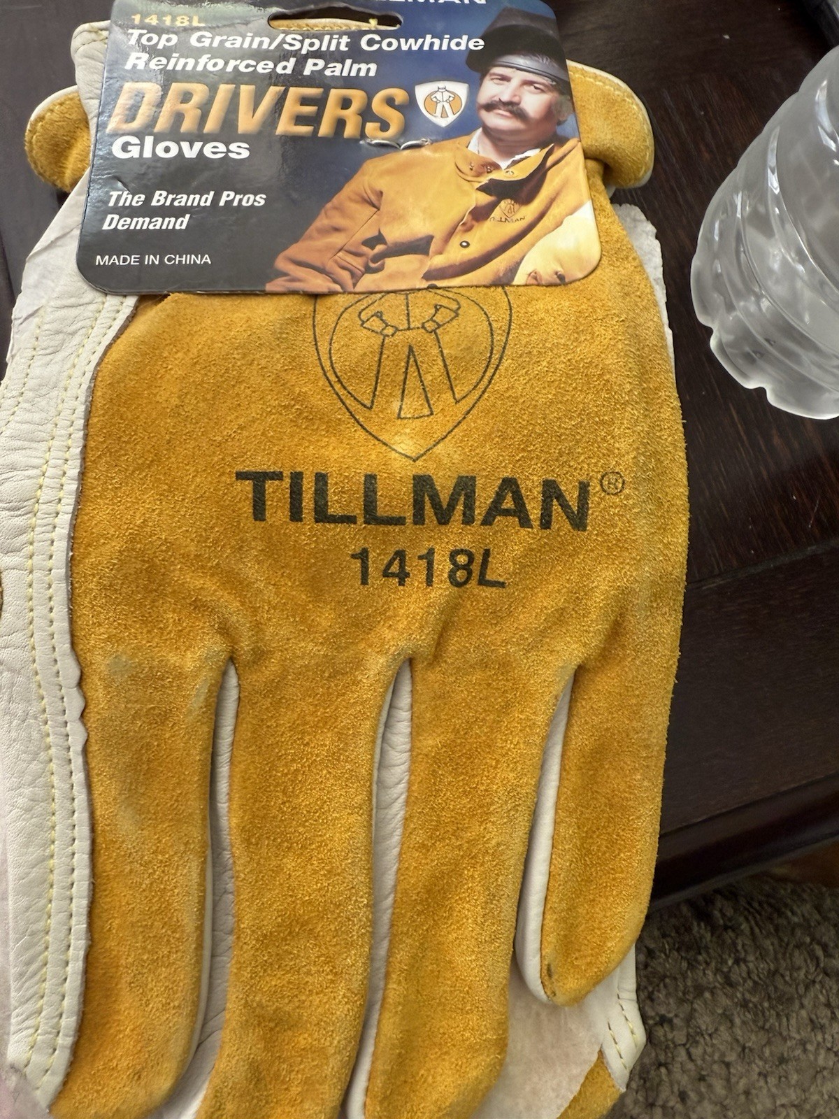 Tillman 1414L Top Grain Leather Driving Gloves NEW
