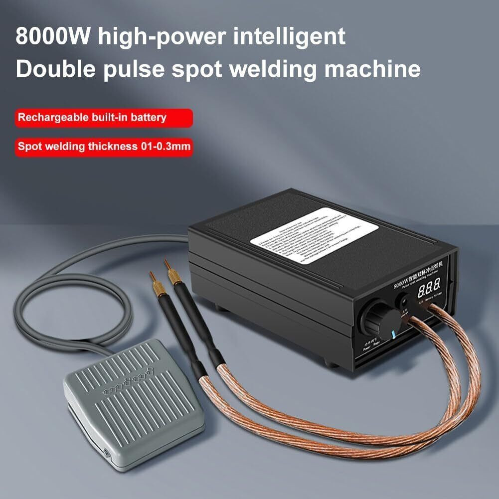 8000W Mini Spot Welder Machine DIY Kit Battery Spot Welding Pen ToolsSoHKTA5